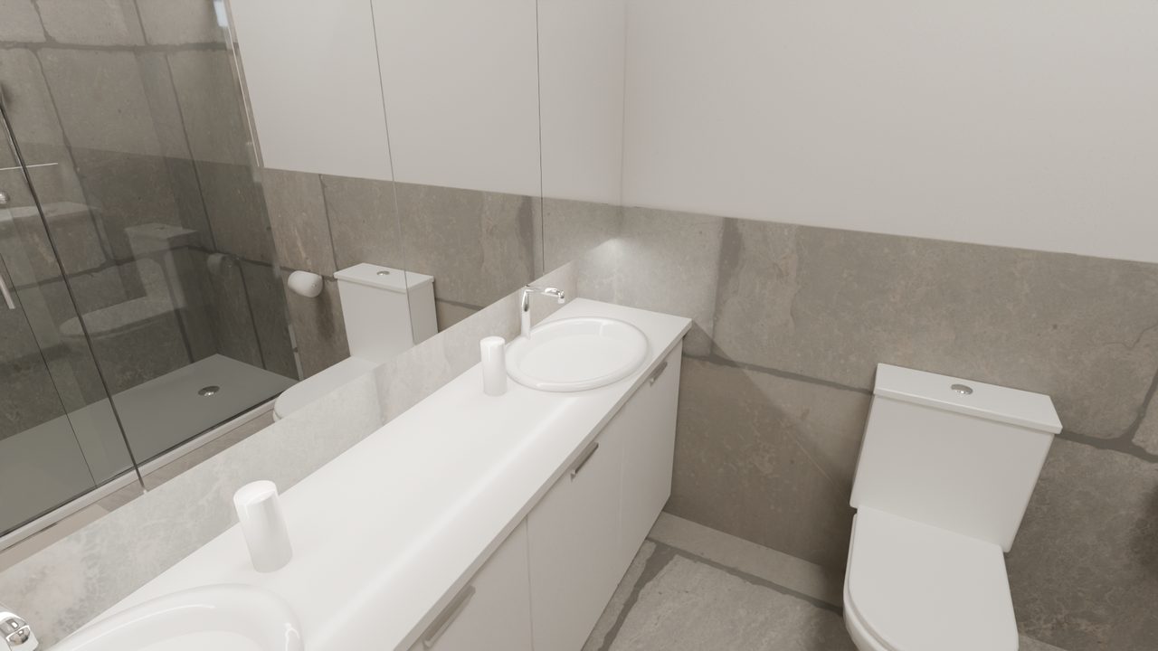 60 · Ensuite Waschtisch