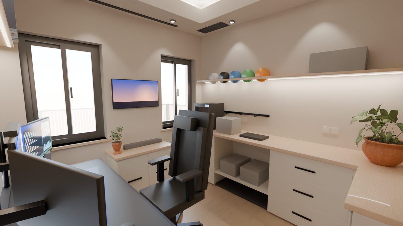 Büro: Büro Ecke Südost