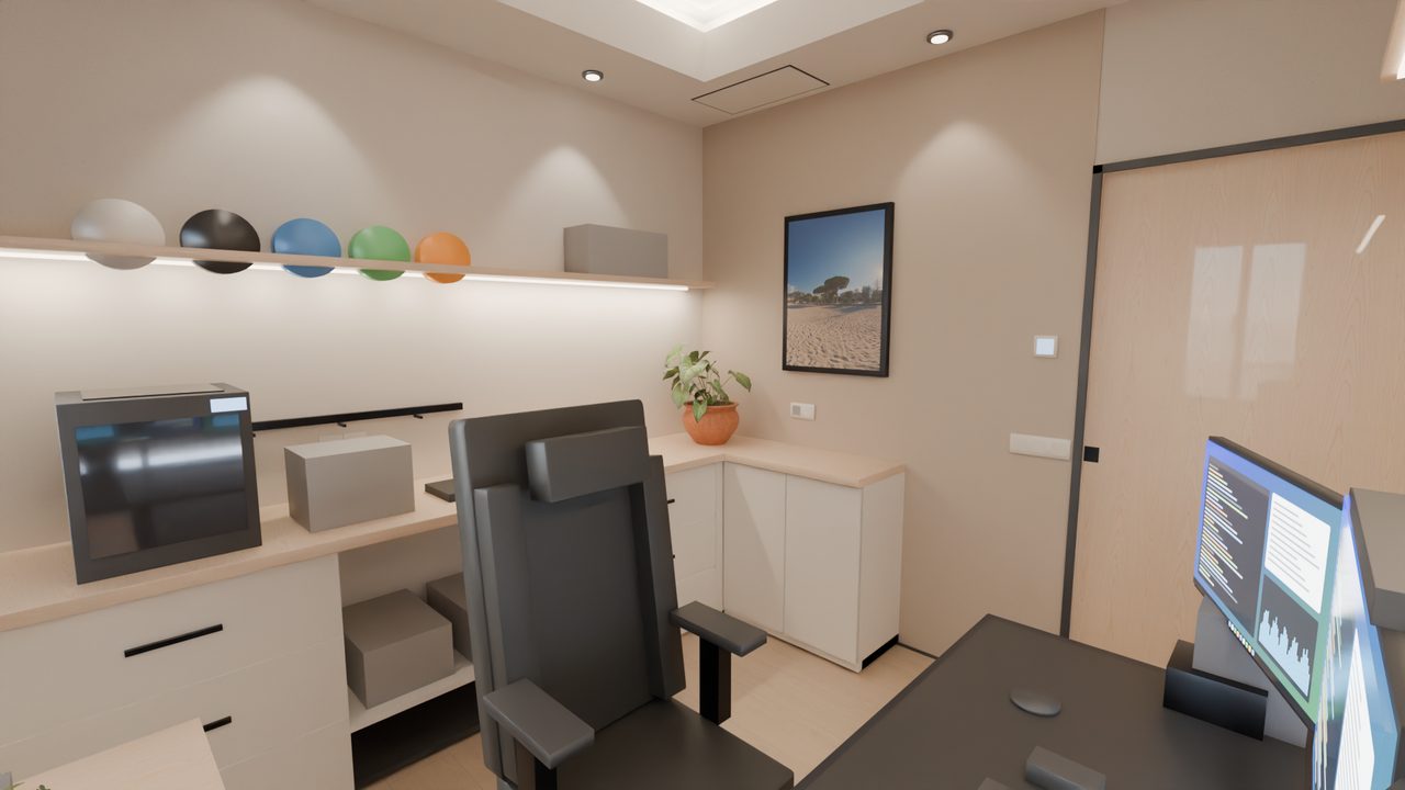 Büro: Büro Ecke Südwest