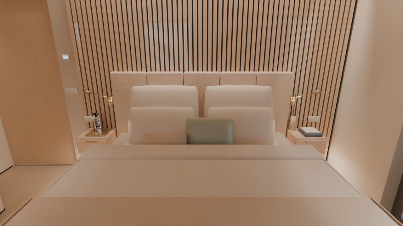 Gästezimmer: Gästezimmer Kopfwand