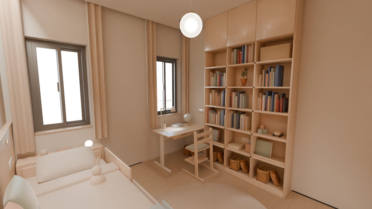 Kinderzimmer: Kinder Ecke Nordost
