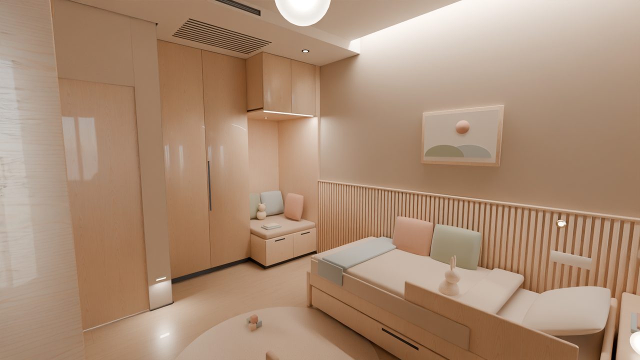 Kinderzimmer: Kinder Ecke Südwest