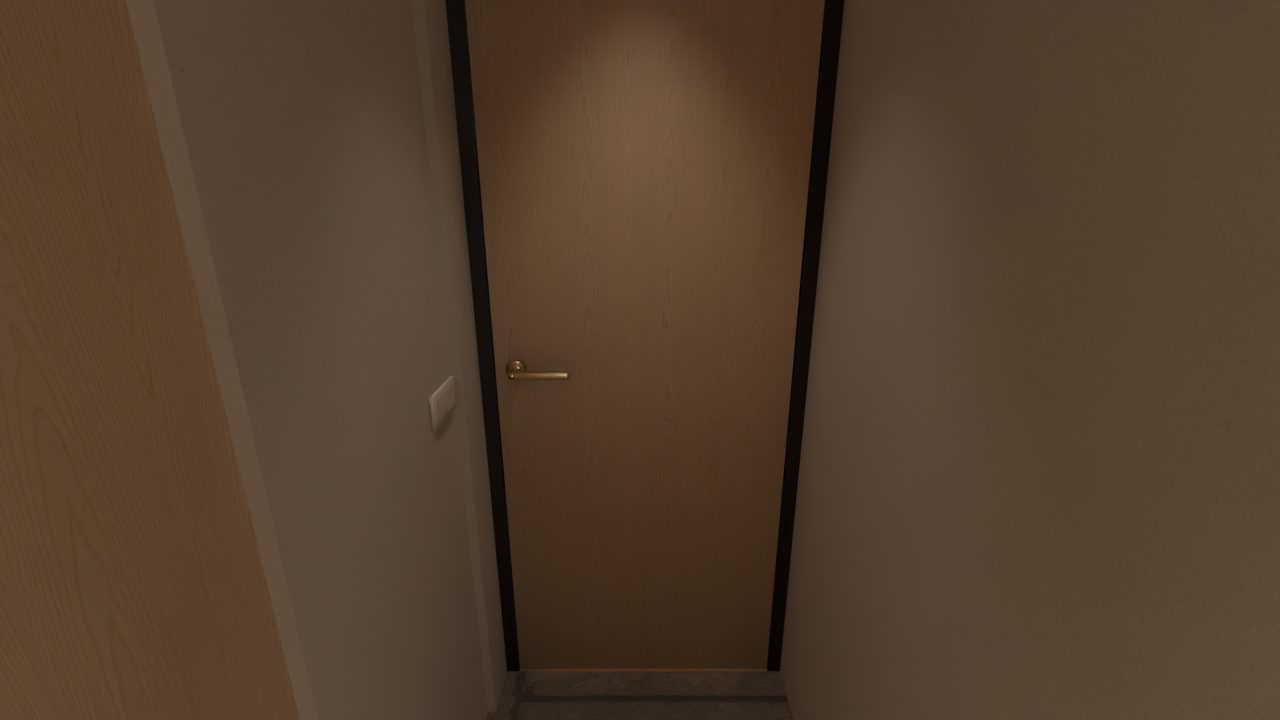 Master-Suite: Schlafzimmer Suitetür
