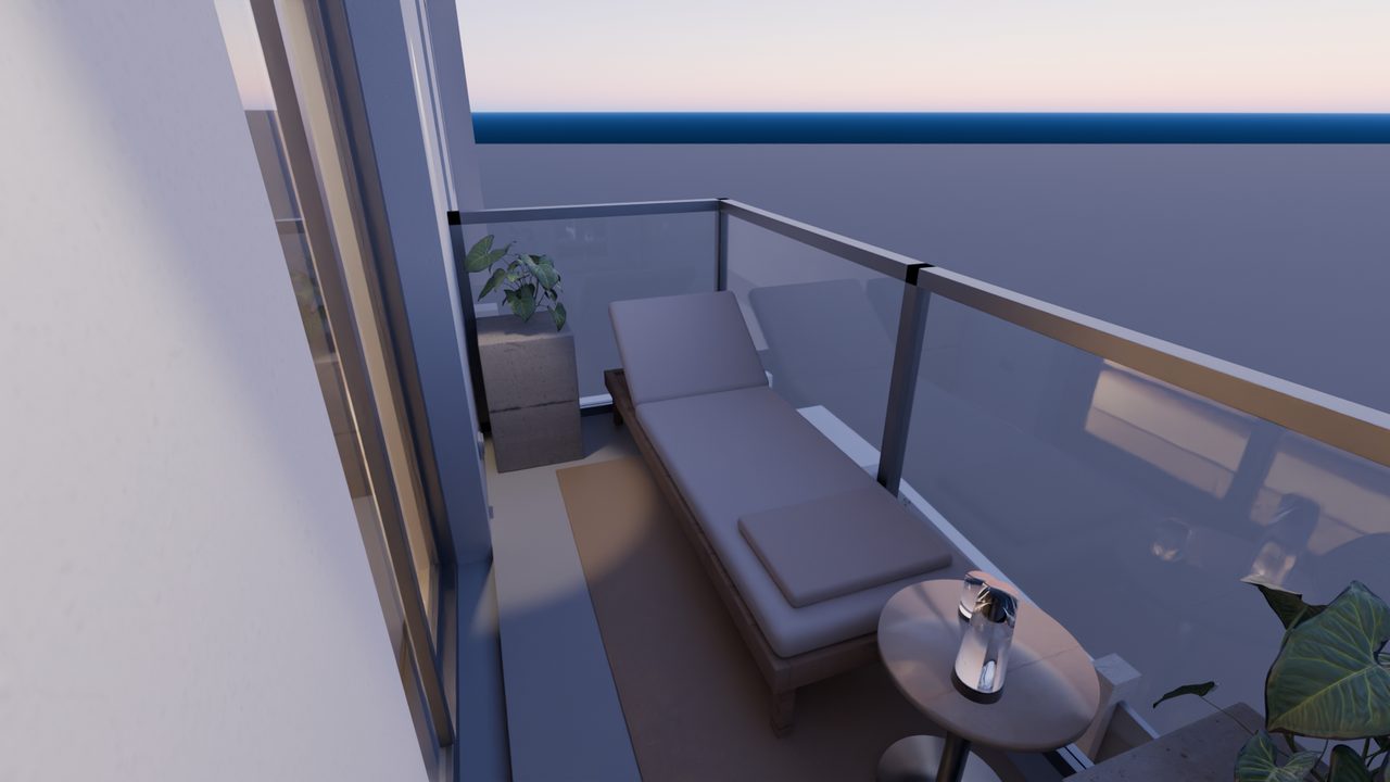 Gästezimmer: Südbalkon 2 · Abend